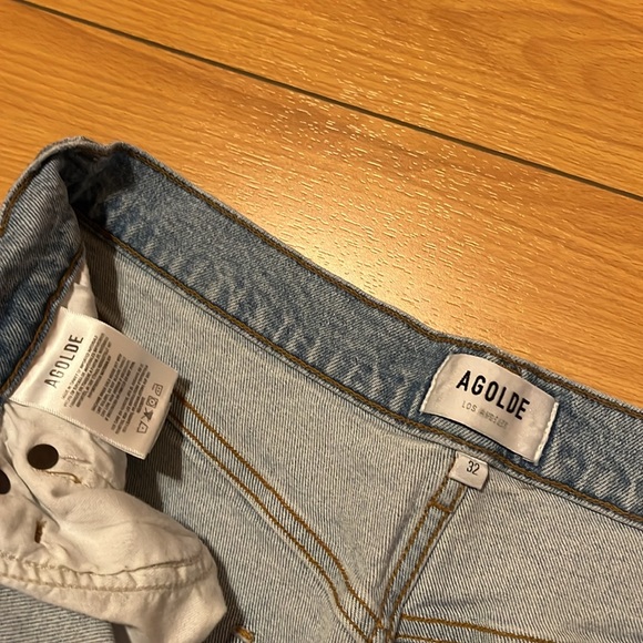 Agolde Riley crop jeans size 32 - Picture 6 of 9